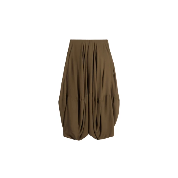 Lemaire Balloon Skirt in Crepe De Chine Viscose - Skirts - Parisian Minimalist Luxury at Luxury Shoes 