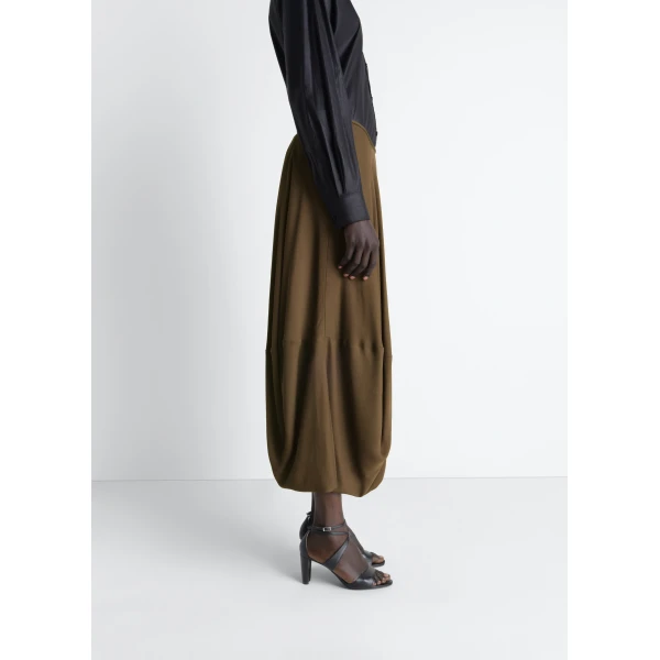 Lemaire Balloon Skirt in Crepe De Chine Viscose - Skirts - Parisian Minimalist Luxury at Luxury Shoes 