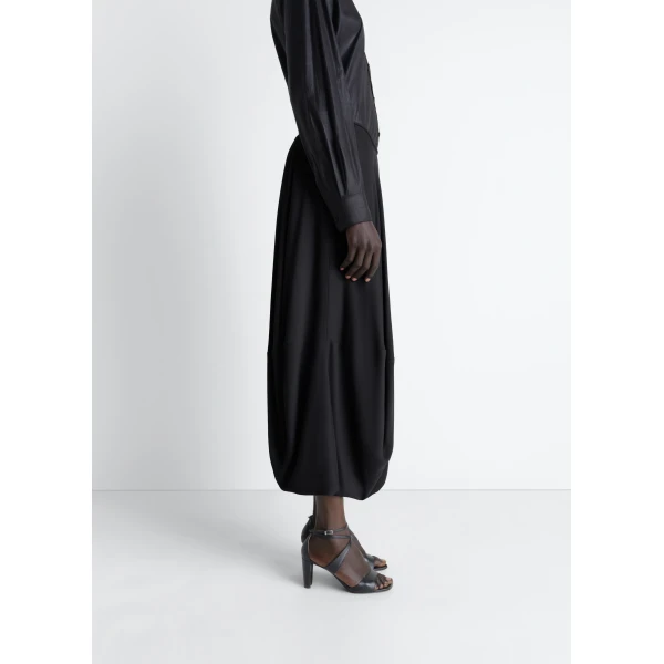 Lemaire Balloon Skirt in Crepe De Chine Viscose - Skirts - Parisian Minimalist Luxury at Luxury Shoes 