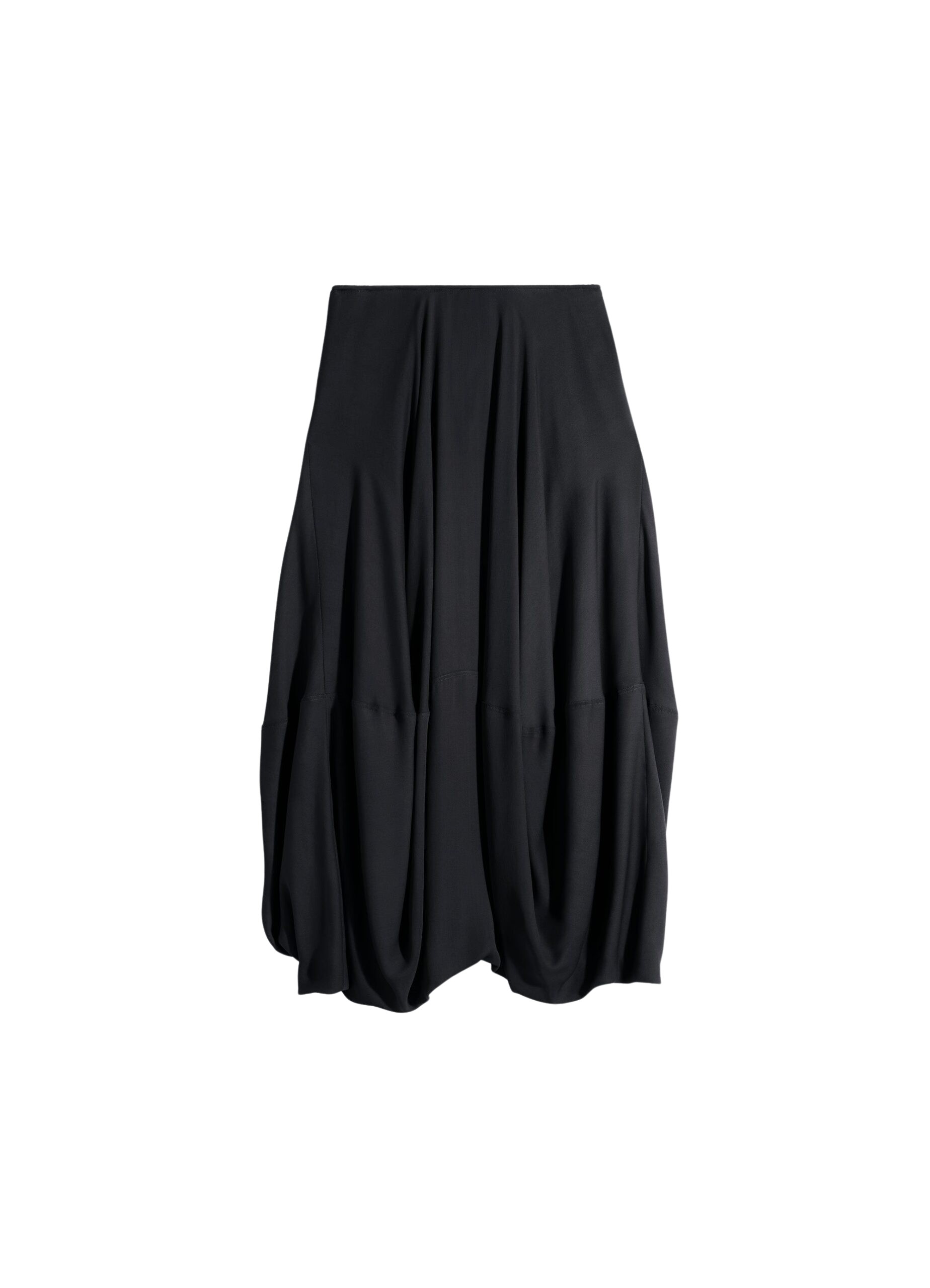 Lemaire Balloon Skirt in Crepe De Chine Viscose - Skirts - Parisian Minimalist Luxury at Luxury Shoes 