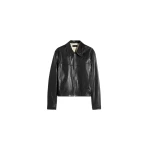 Lemaire Biker Blouson in Leather - Jackets - Parisian Minimalist Luxury at Luxury Shoes 