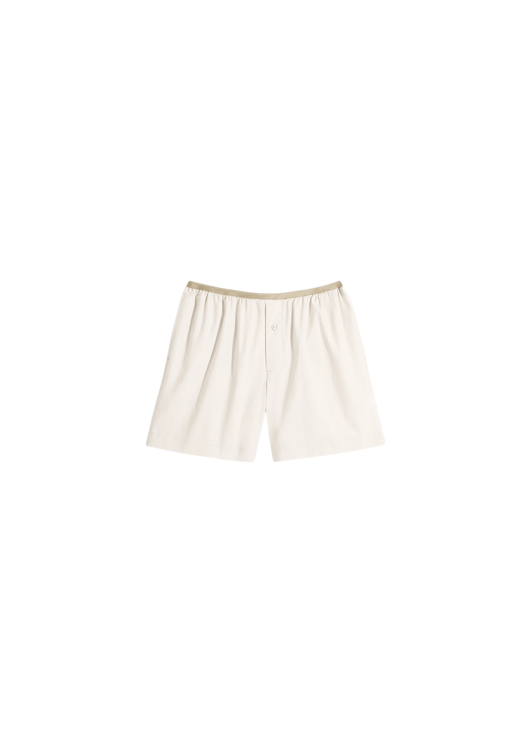 Lemaire Boxer Shorts in Washed Cotton Silk - Shorts - Parisian Minimalist Luxury at Luxury Shoes 