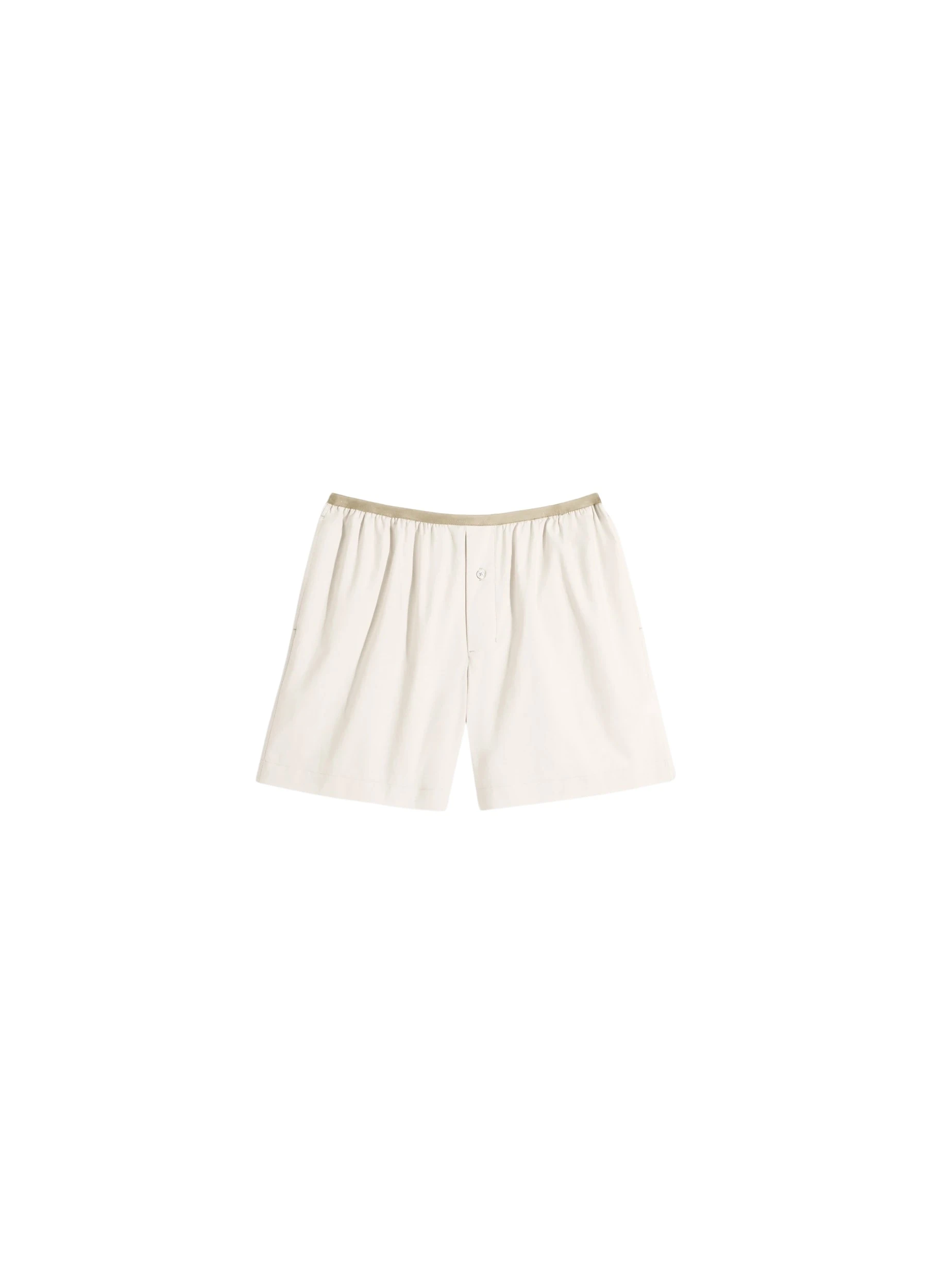 Lemaire-Boxer-Shorts-in-Washed-Cotton-Silk-coveti-159275_nobg Lemaire Boxer Shorts in Washed Cotton Silk - Shorts - Parisian Minimalist Luxury at Luxury Shoes