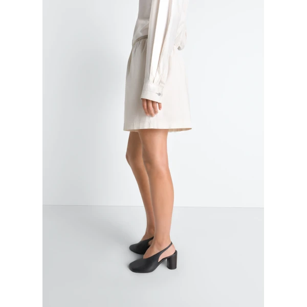 Lemaire Boxer Shorts in Washed Cotton Silk - Shorts - Parisian Minimalist Luxury at Luxury Shoes 