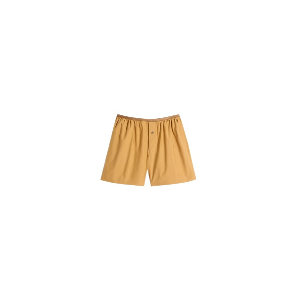 Lemaire Boxer Shorts in Washed Cotton Silk - Shorts - Parisian Minimalist Luxury at Luxury Shoes 
