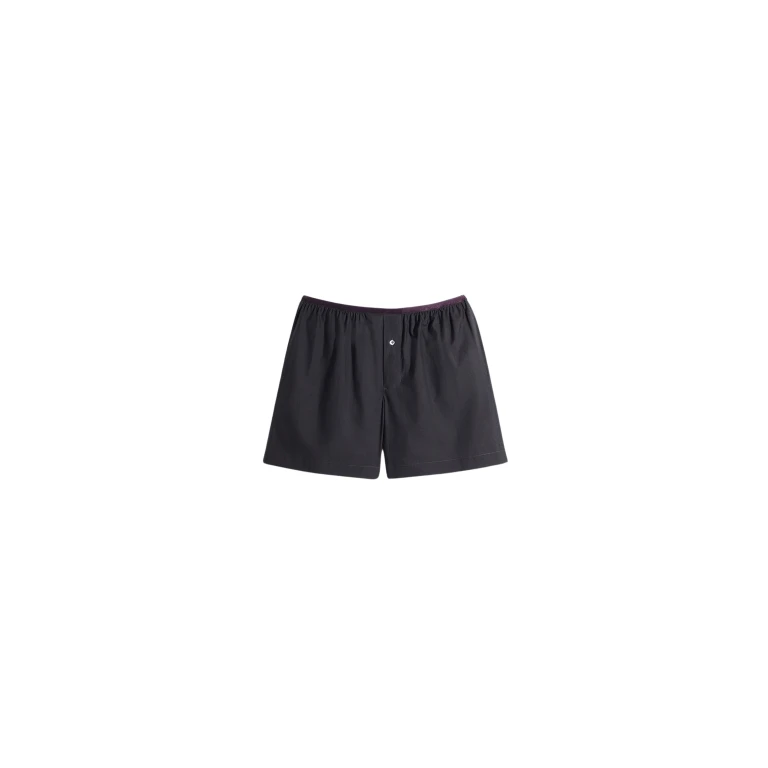 Lemaire Boxer Shorts in Washed Cotton Silk - Shorts - Parisian Minimalist Luxury at Luxury Shoes 