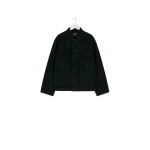 Lemaire Boxy Jacket in Denim - Jackets - Parisian Minimalist Luxury at Luxury Shoes 