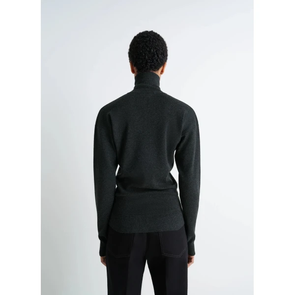 Lemaire Buttoned Fitted Cardigan in Fine Wool - Knitwear - Parisian Minimalist Luxury at Luxury Shoes 