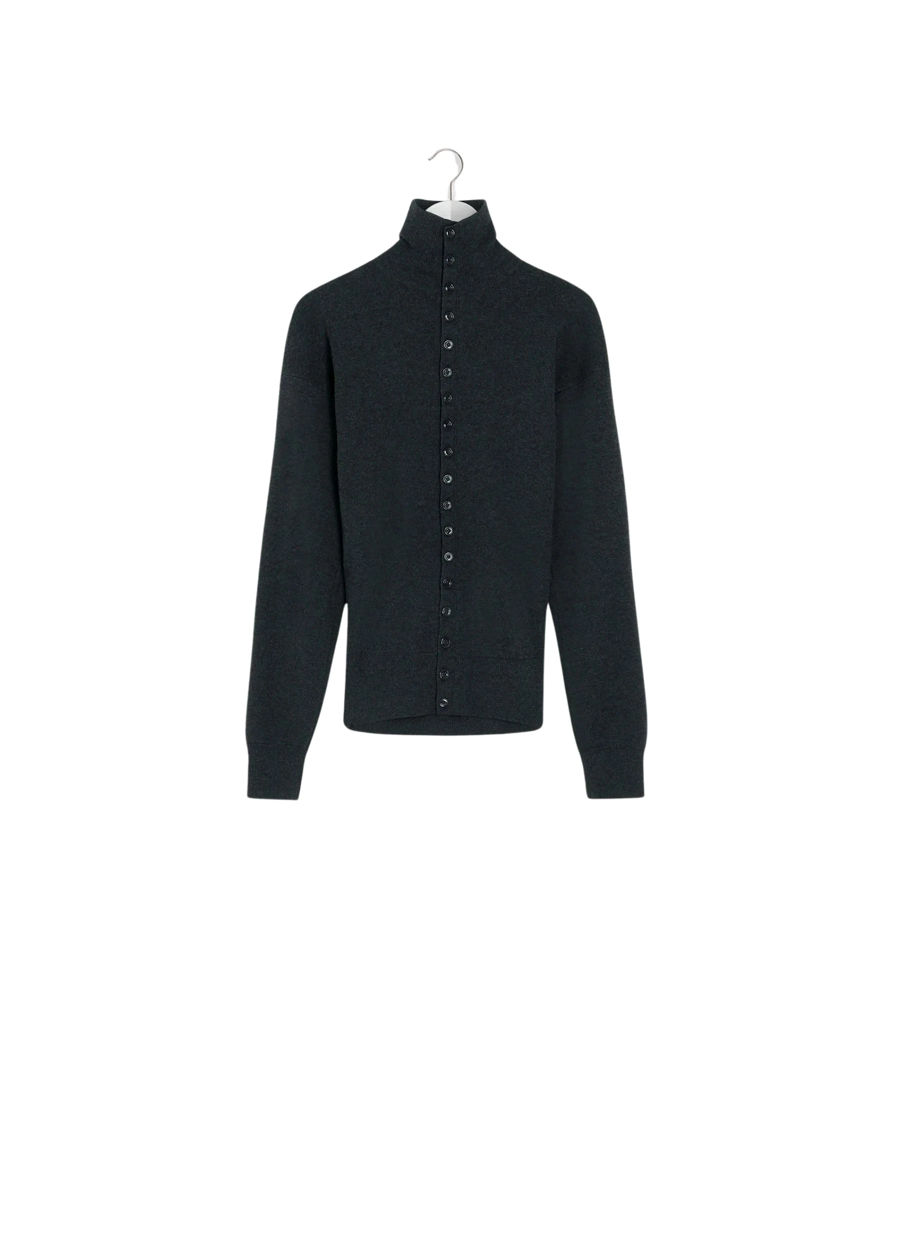 Lemaire-Buttoned-Fitted-Cardigan-in-Fine-Wool-coveti54842_nobg Lemaire Buttoned Fitted Cardigan in Fine Wool - Knitwear - Parisian Minimalist Luxury at Luxury Shoes