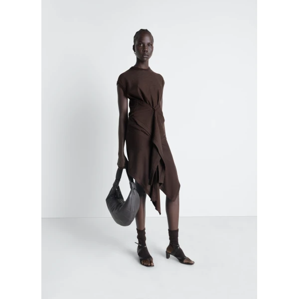 Lemaire Buttoned Skirt in Merino Blend - Knitwear - Parisian Minimalist Luxury at Luxury Shoes 