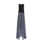 Lemaire Column Dress in Crepe De Chine Viscose - Dresses - Parisian Minimalist Luxury at Luxury Shoes 