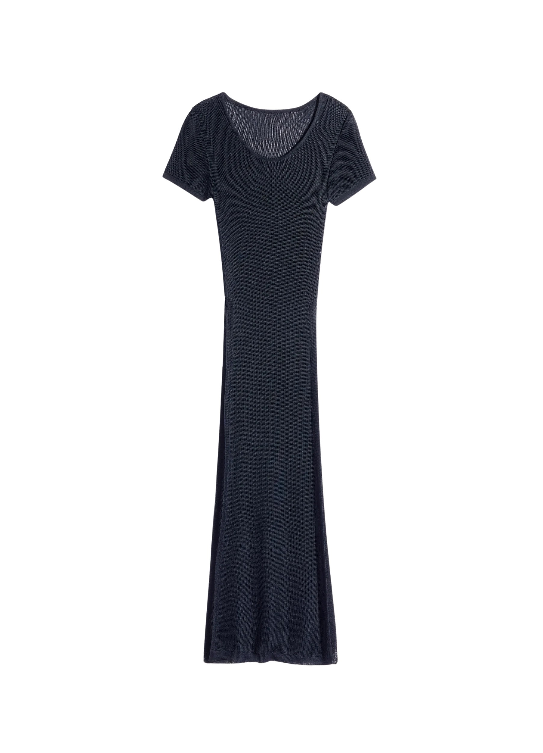 Lemaire Column Dress in Shiny Viscose - Dresses - Parisian Minimalist Luxury at Luxury Shoes 