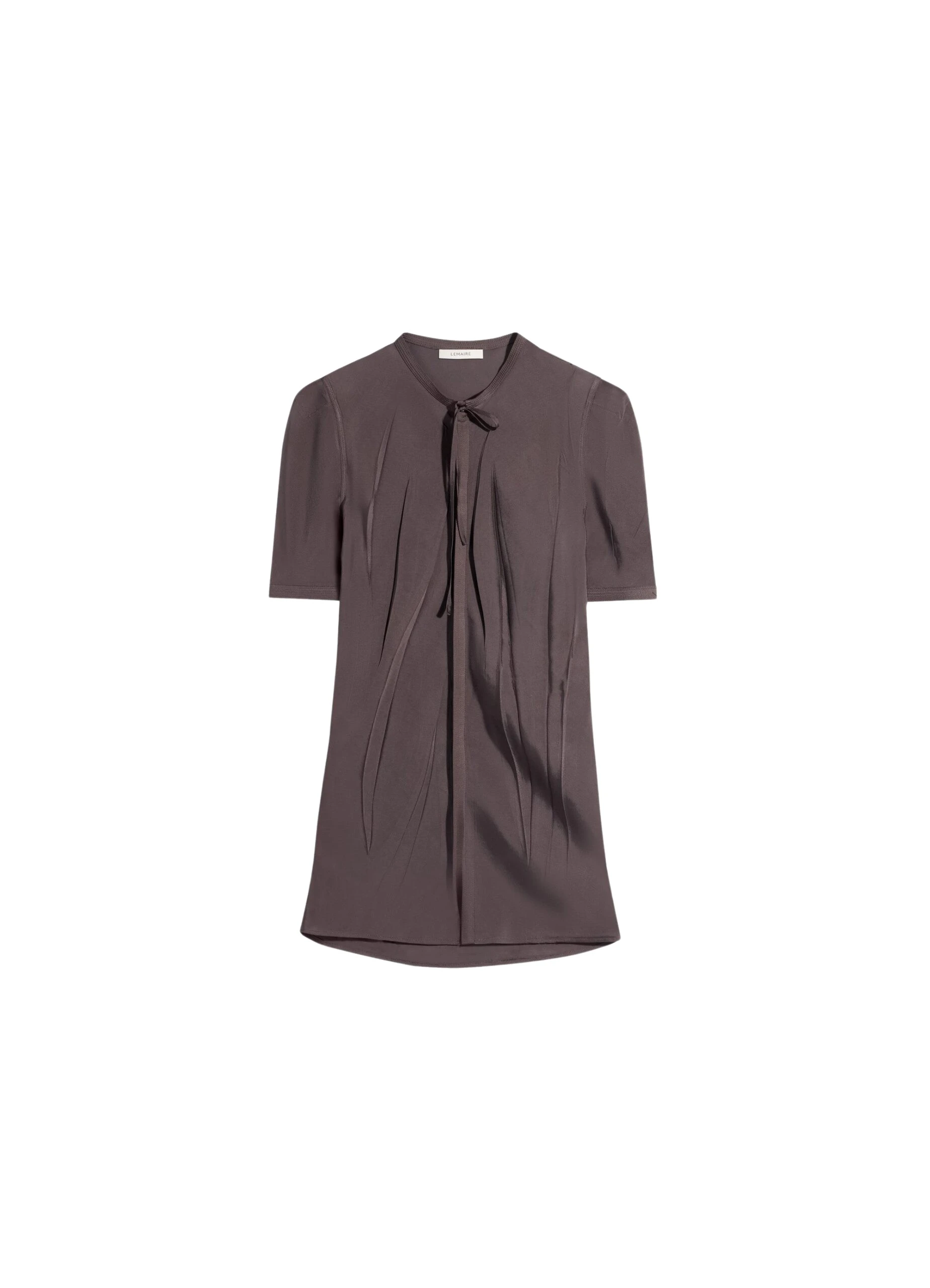 Lemaire Creased Fitted Shirt in Poly Viscose Twill