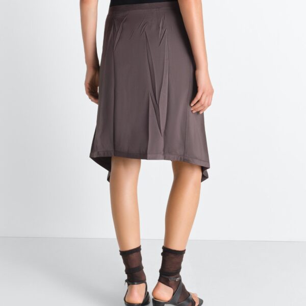 Lemaire Creased Foulard Skirt in Poly Viscose Twill, view 2