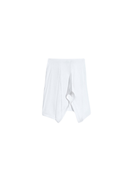 Lemaire Creased Foulard Skirt in Poly Viscose Twill - Skirts - Parisian Minimalist Luxury at Luxury Shoes 