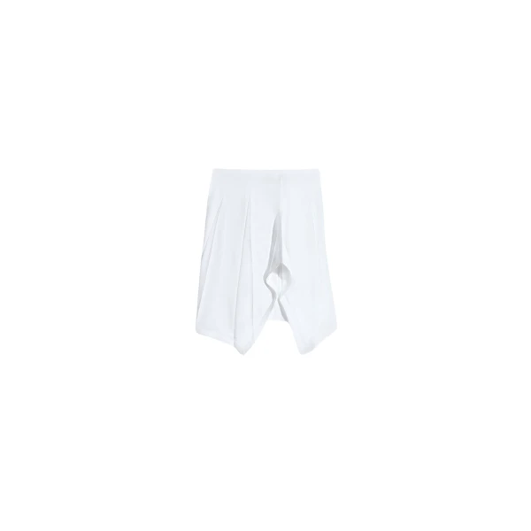 Lemaire Creased Foulard Skirt in Poly Viscose Twill - Skirts - Parisian Minimalist Luxury at Luxury Shoes 