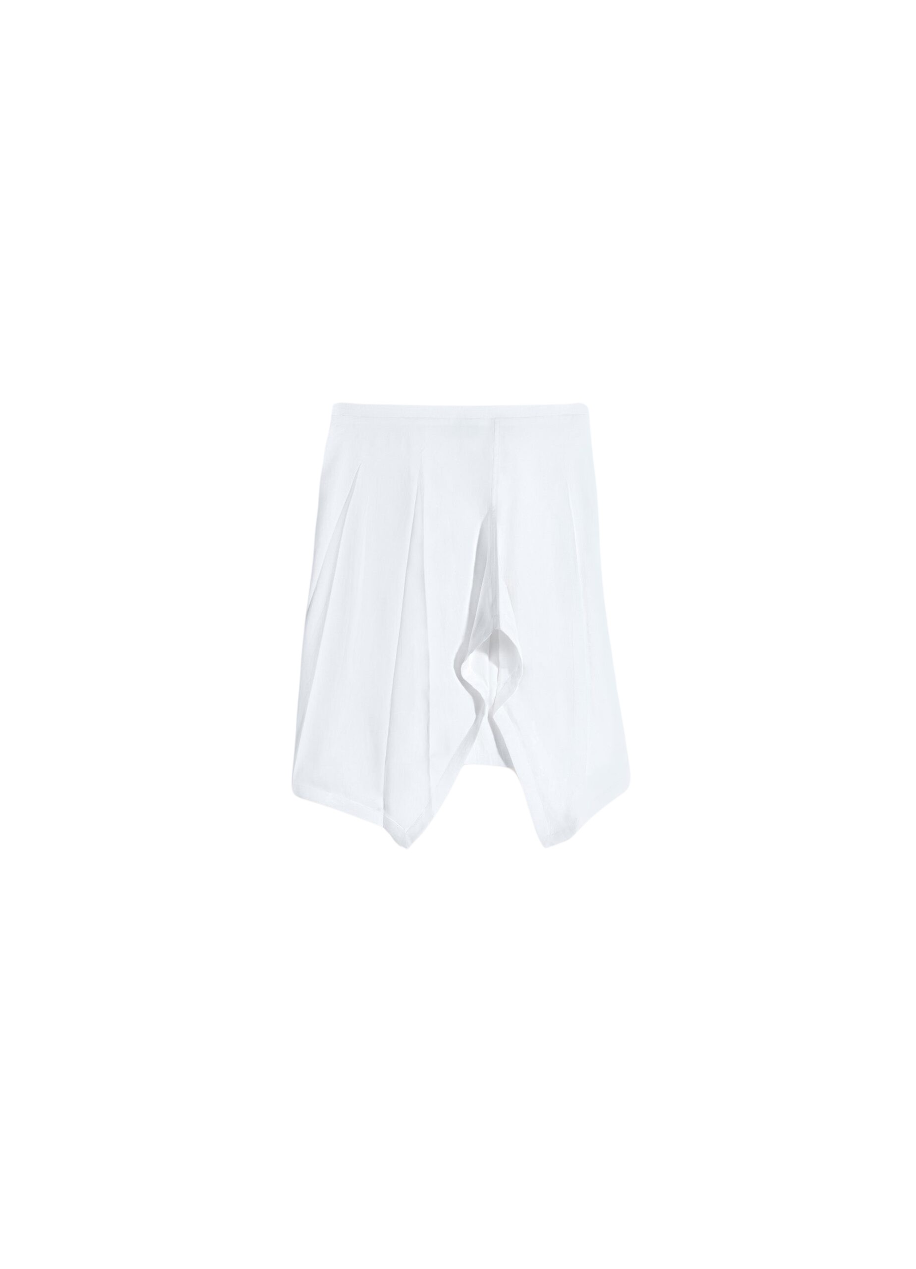 Lemaire Creased Foulard Skirt in Poly Viscose Twill - Skirts - Parisian Minimalist Luxury at Luxury Shoes 