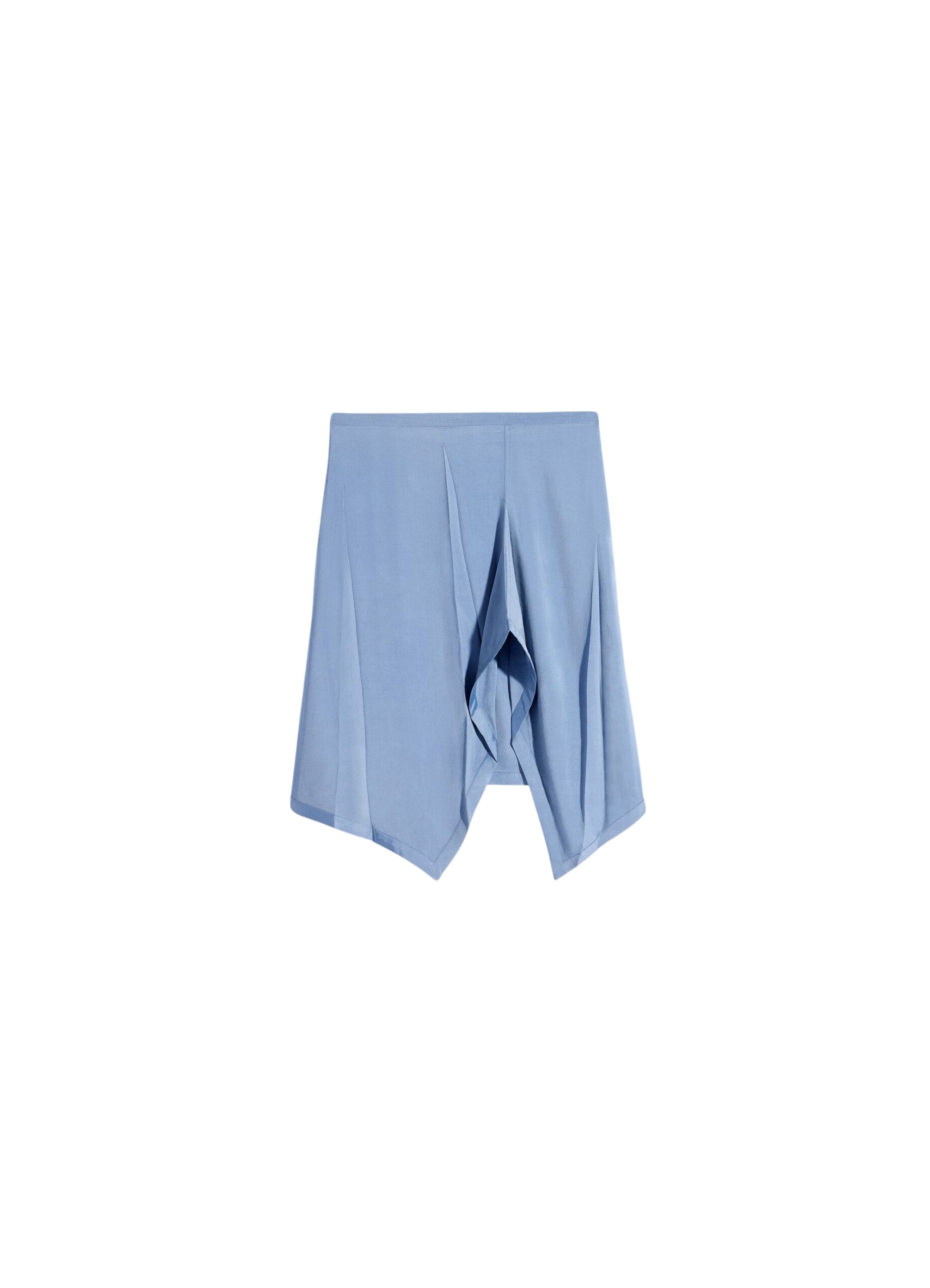Lemaire Creased Foulard Skirt in Poly Viscose Twill - Skirts - Parisian Minimalist Luxury at Luxury Shoes 
