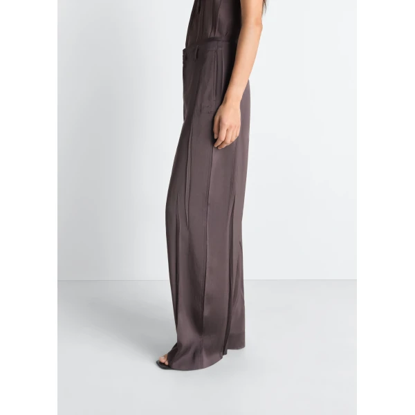 Lemaire Creased Soft Pants in Poly Viscose Twill - Pants - Parisian Minimalist Luxury at Luxury Shoes 
