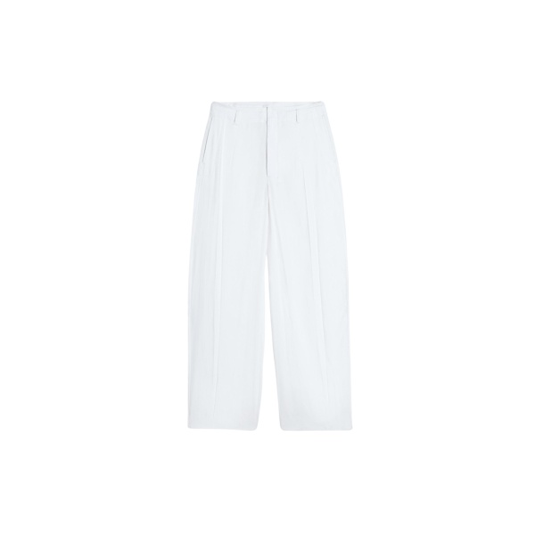 Lemaire Creased Soft Pants in Poly Viscose Twill - Pants - Parisian Minimalist Luxury at Luxury Shoes 