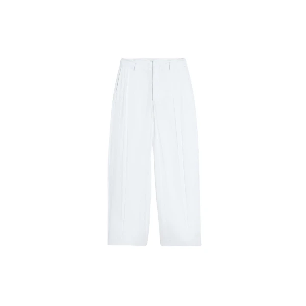 Lemaire Creased Soft Pants in Poly Viscose Twill - Pants - Parisian Minimalist Luxury at Luxury Shoes 