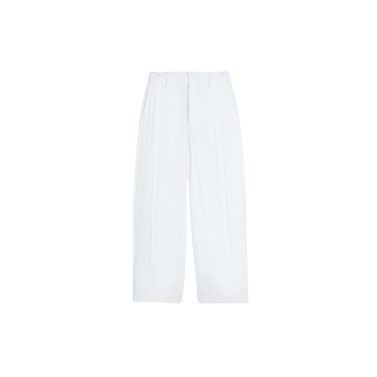 Lemaire Creased Soft Pants in Poly Viscose Twill - Pants - Parisian Minimalist Luxury at Luxury Shoes 