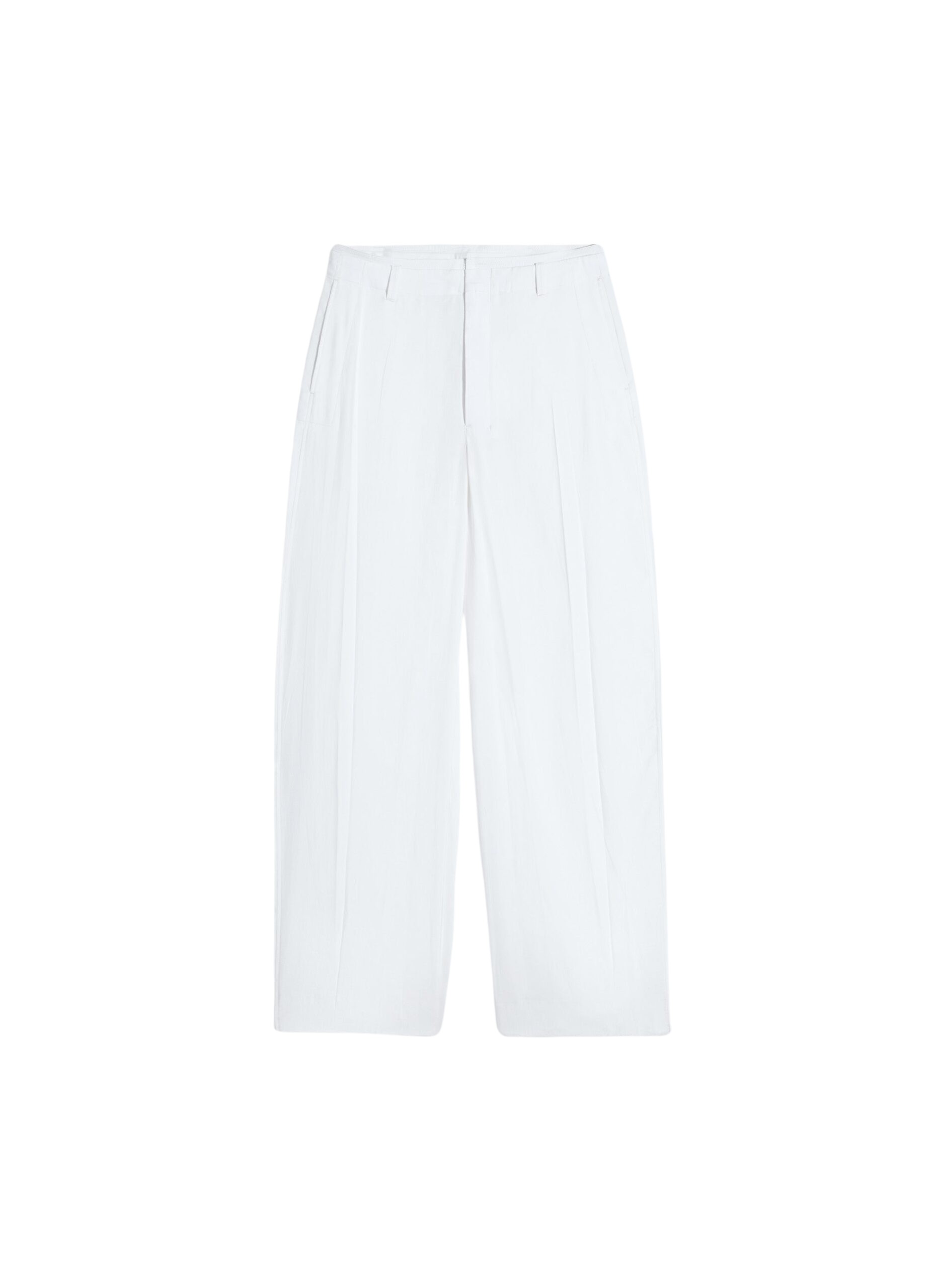 Lemaire Creased Soft Pants in Poly Viscose Twill - Pants - Parisian Minimalist Luxury at Luxury Shoes 