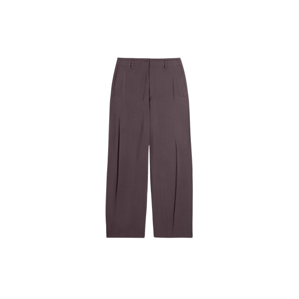Lemaire Creased Soft Pants in Poly Viscose Twill - Pants - Parisian Minimalist Luxury at Luxury Shoes 