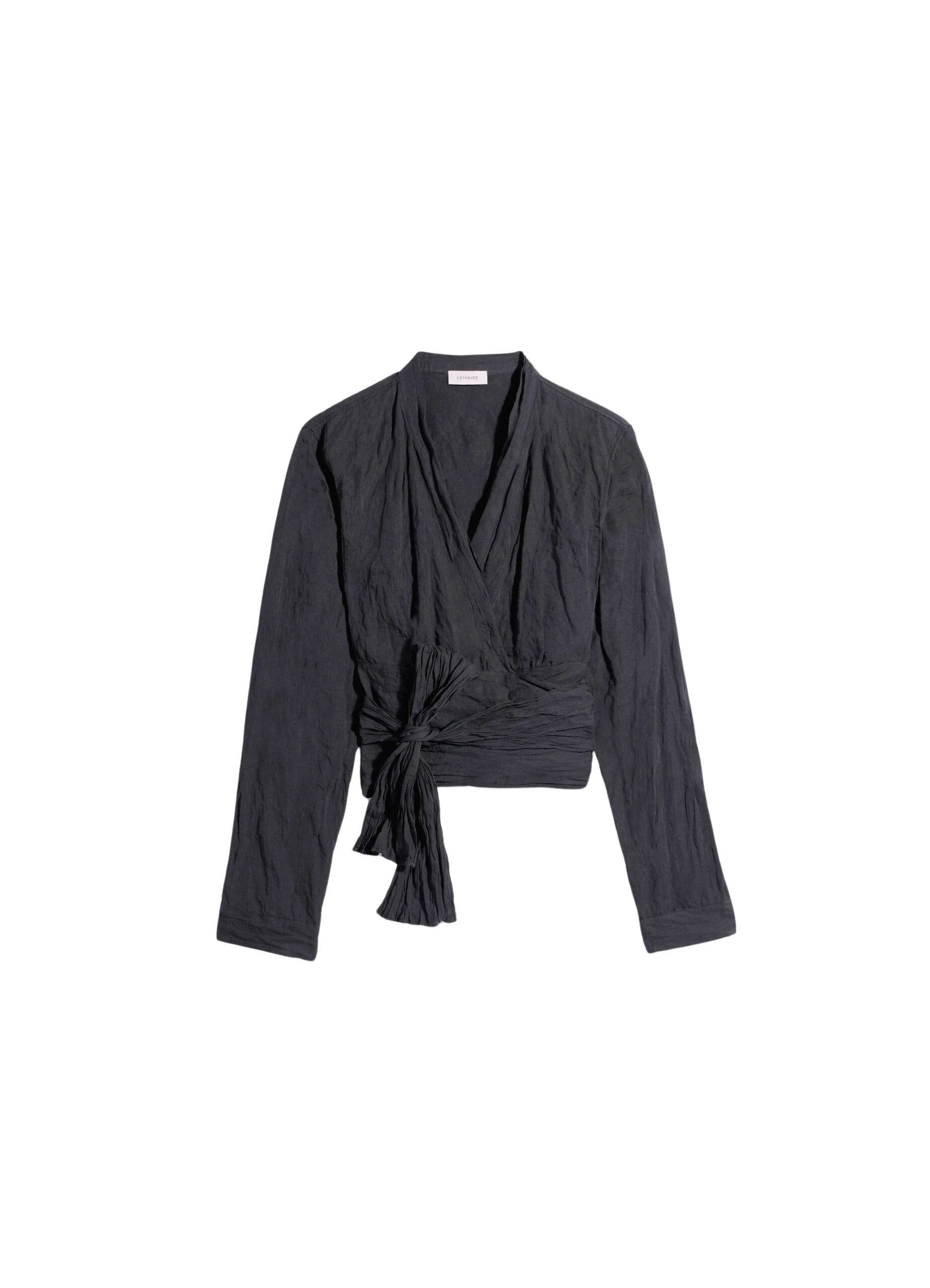 Lemaire-Crinkled-Wrap-Top-in-Crinkled-Cotton-Metal-coveti-scaled56503_nobg Lemaire Crinkled Wrap Top in Crinkled Cotton Metal - Tops - Parisian Minimalist Luxury at Luxury Shoes