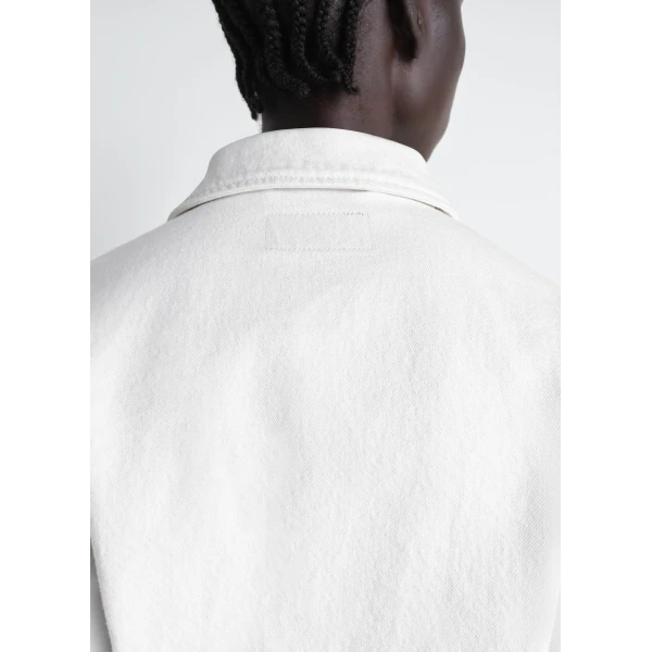 Lemaire Cropped Blouson in Denim - Jackets - Parisian Minimalist Luxury at Luxury Shoes 