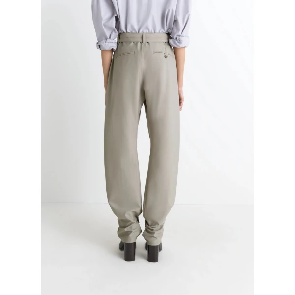 Lemaire Curved Tailored Pants in Polywool - Pants - Parisian Minimalist Luxury at Luxury Shoes 