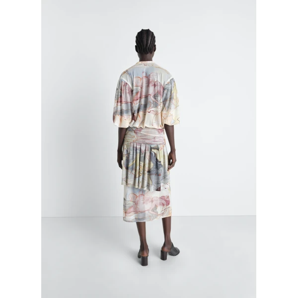 Lemaire Double Layer Dress in Mesh - Dresses - Parisian Minimalist Luxury at Luxury Shoes 