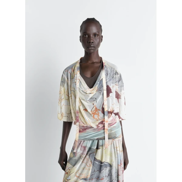 Lemaire Double Layer Dress in Mesh - Dresses - Parisian Minimalist Luxury at Luxury Shoes 