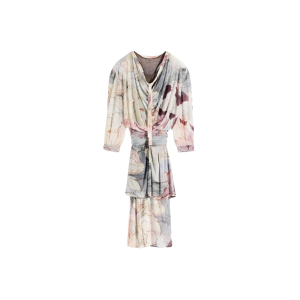 Lemaire Double Layer Dress in Mesh - Dresses - Parisian Minimalist Luxury at Luxury Shoes 