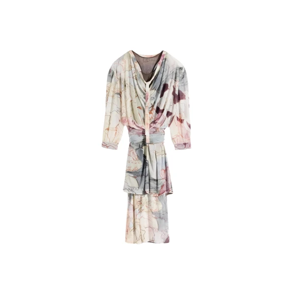 Lemaire Double Layer Dress in Mesh - Dresses - Parisian Minimalist Luxury at Luxury Shoes 