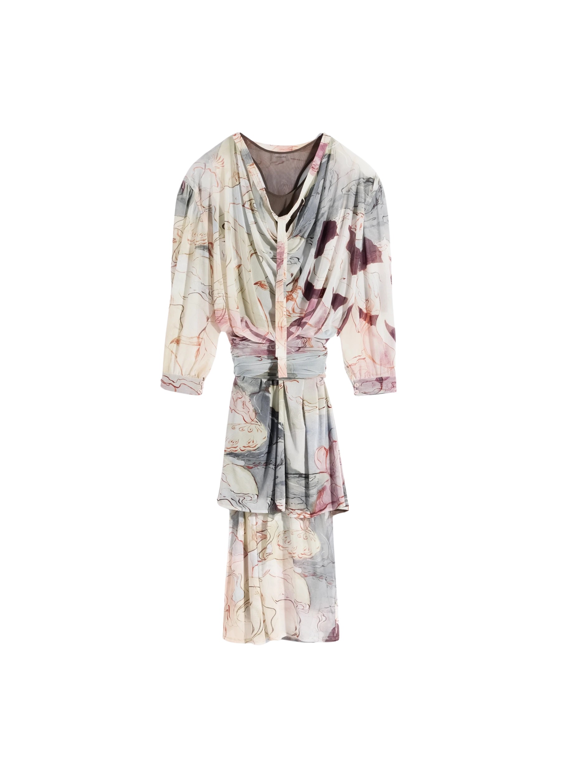 Lemaire Double Layer Dress in Mesh - Dresses - Parisian Minimalist Luxury at Luxury Shoes 
