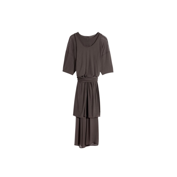 Lemaire Double Layer Dress in Mesh - Dresses - Parisian Minimalist Luxury at Luxury Shoes 