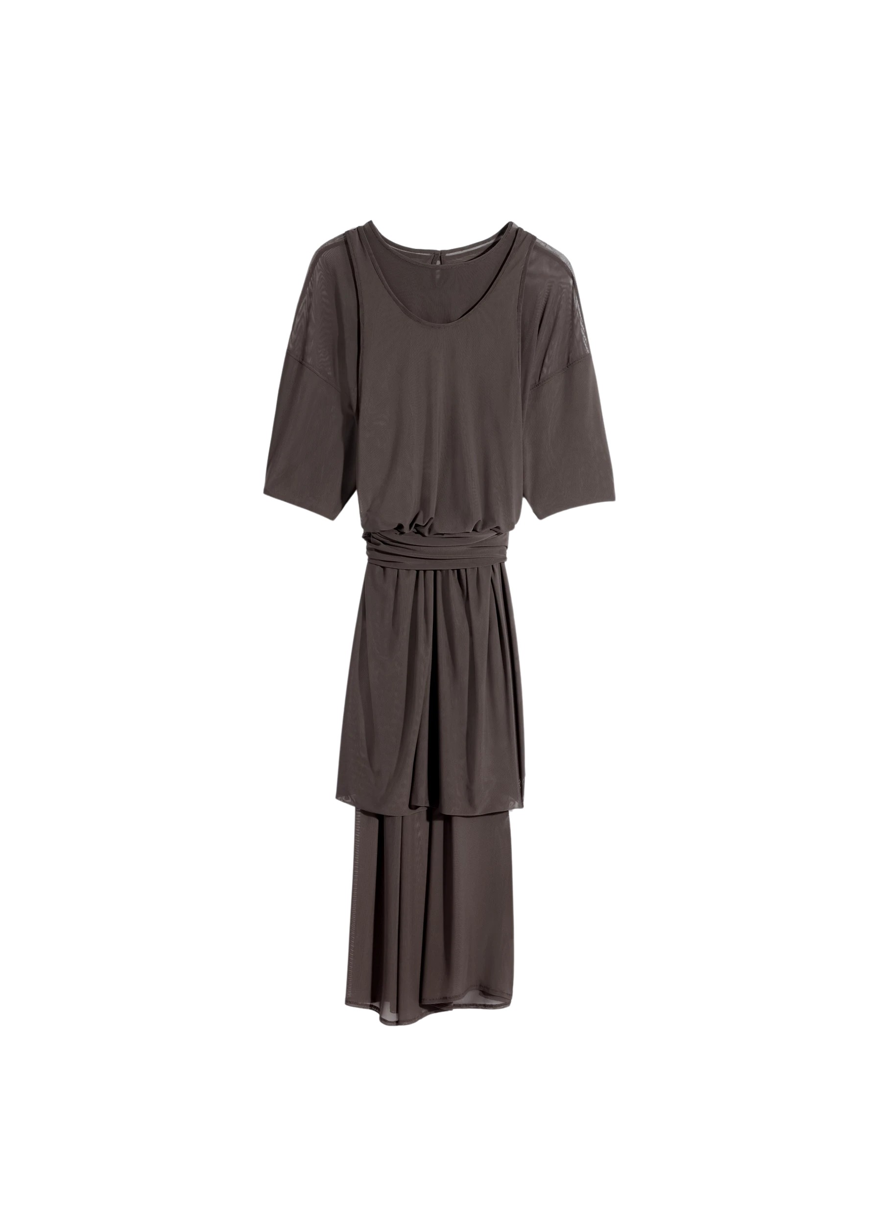 Lemaire Double Layer Dress in Mesh - Dresses - Parisian Minimalist Luxury at Luxury Shoes 