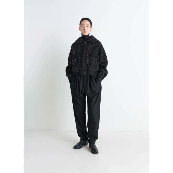 Lemaire Drawstring Pants in Cashmere - Pants - Parisian Minimalist Luxury at Luxury Shoes 