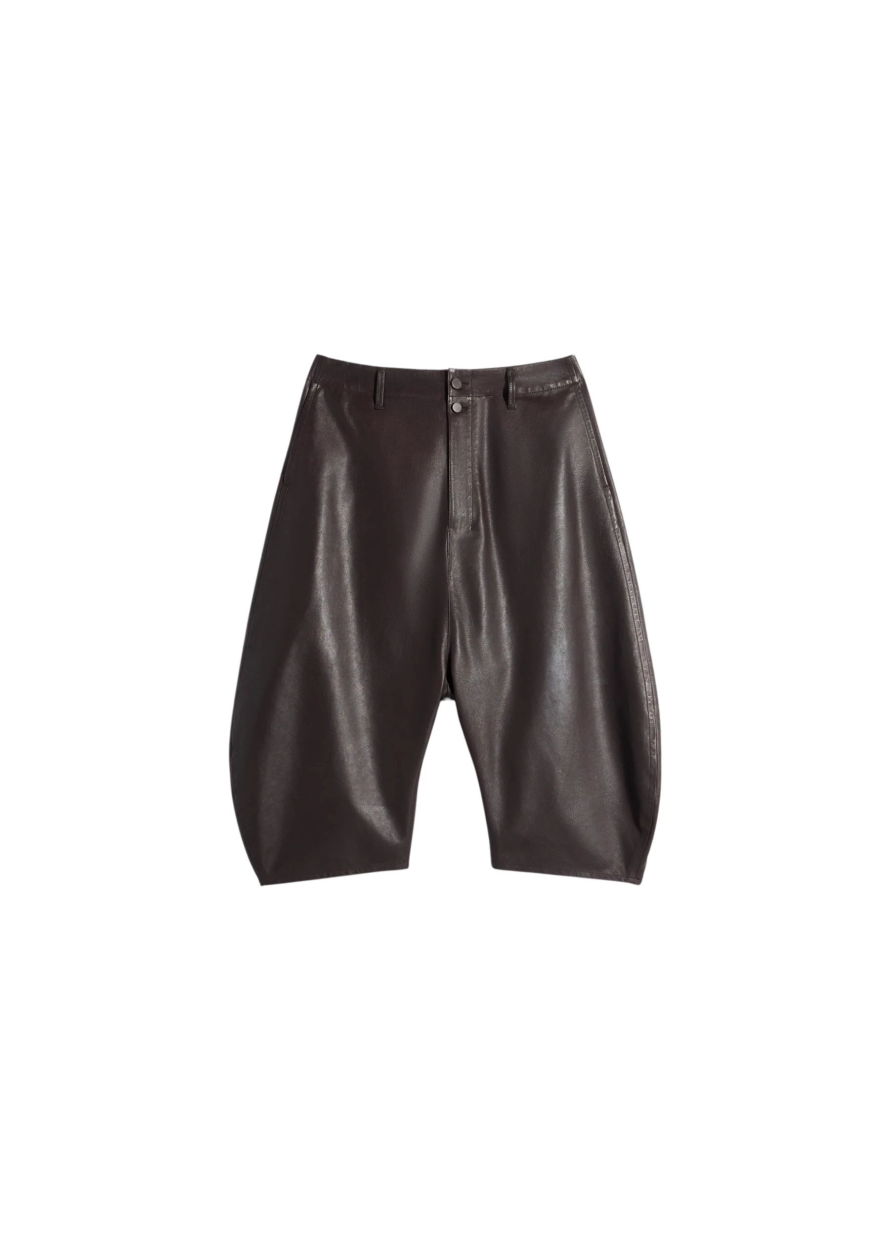 Lemaire-Dropped-Crotch-Leather-Bermudas-coveti45747_nobg Lemaire Dropped Crotch Leather Bermudas - Shorts - Parisian Minimalist Luxury at Luxury Shoes