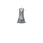 Lemaire Fishnet Halter Top in Lace Veil - Tops - Parisian Minimalist Luxury at Luxury Shoes 