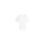 Lemaire Fitted Henley in Jersey - Tops - Parisian Minimalist Luxury at Luxury Shoes 