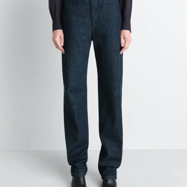 Lemaire Five Pockets Twisted Pants in Denim, view 2
