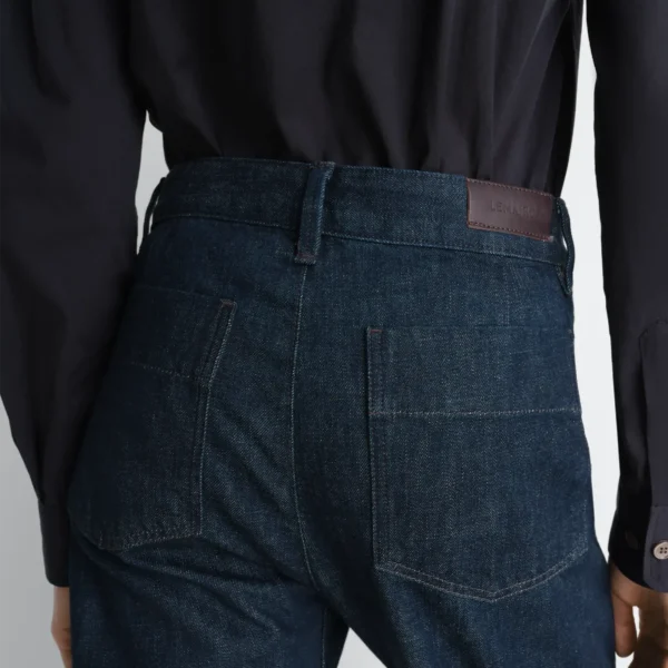 Lemaire Five Pockets Twisted Pants in Denim, view 4