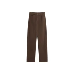 Lemaire Five Pockets Twisted Pants in Dyed Heavy Broken Twill - Pants - Parisian Minimalist Luxury at Luxury Shoes 