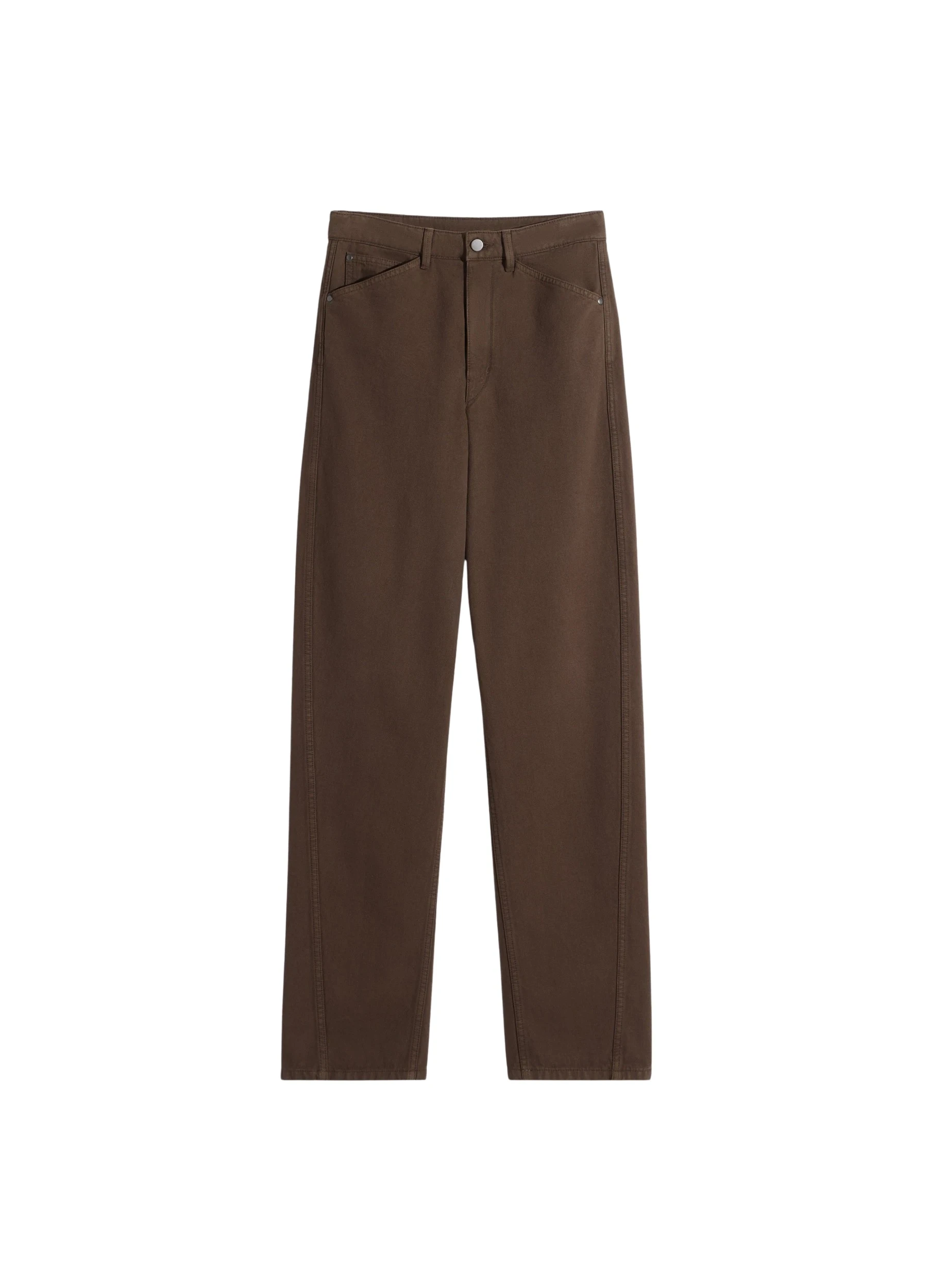 Lemaire-Five-Pockets-Twisted-Pants-in-Dyed-Heavy-Broken-Twill-coveti75450_nobg Lemaire Five Pockets Twisted Pants in Dyed Heavy Broken Twill - Pants - Parisian Minimalist Luxury at Luxury Shoes