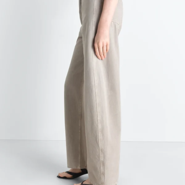 Lemaire High Waisted Curved Pants in Broken Twill, view 6
