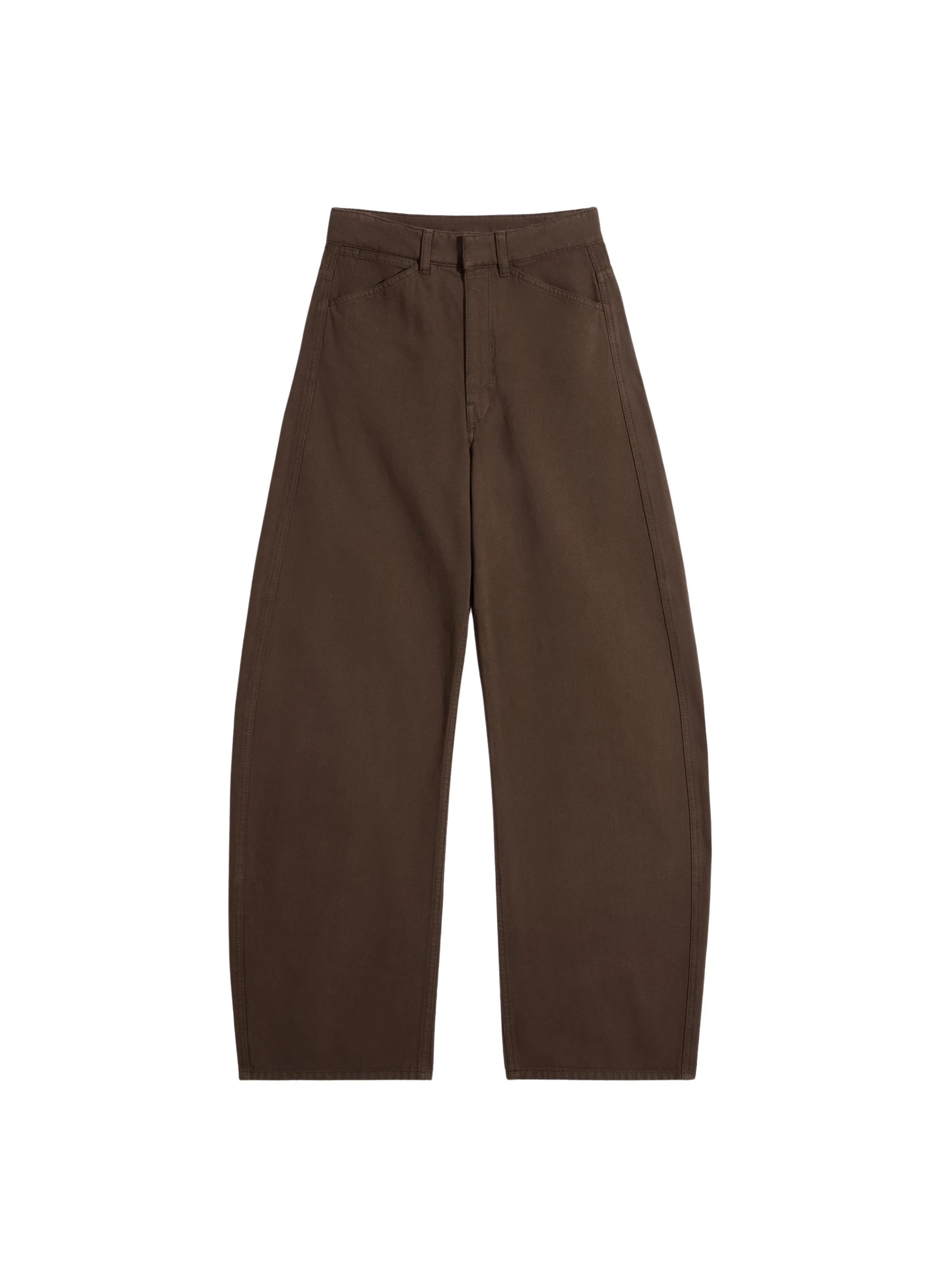 Lemaire-High-Waisted-Curved-Pants-in-Dyed-Heavy-Broken-Twill-coveti73447_nobg Lemaire High Waisted Curved Pants in Dyed Heavy Broken Twill - Pants - Parisian Minimalist Luxury at Luxury Shoes