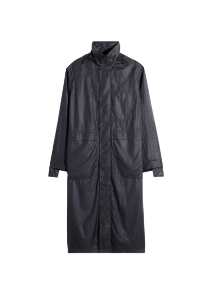 Lemaire Hooded Raincoat in Light Nylon - Coats - Parisian Minimalist Luxury at Luxury Shoes 