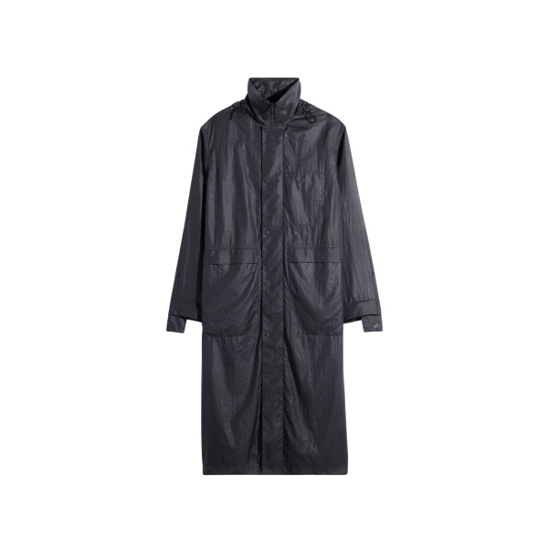 Lemaire Hooded Raincoat in Light Nylon - Coats - Parisian Minimalist Luxury at Luxury Shoes 